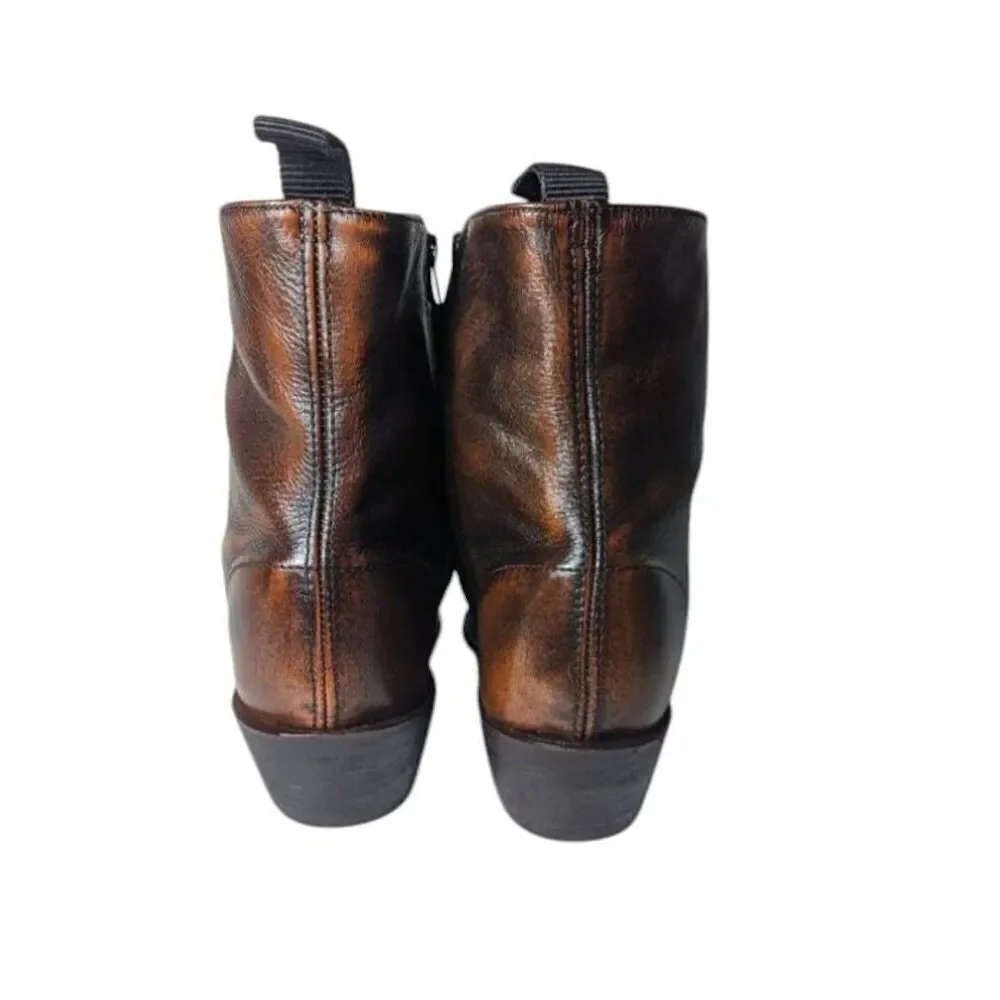 NWOB LAREDO Fletcher Brown Leather Boot Size 10.5D